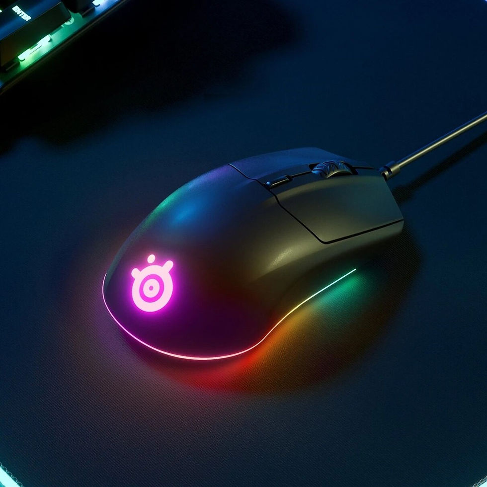 Thumbnail: Steelseries Rival 3 Wired Gaming Mouse TrueMove Core Optical Sensor Mice with 8
