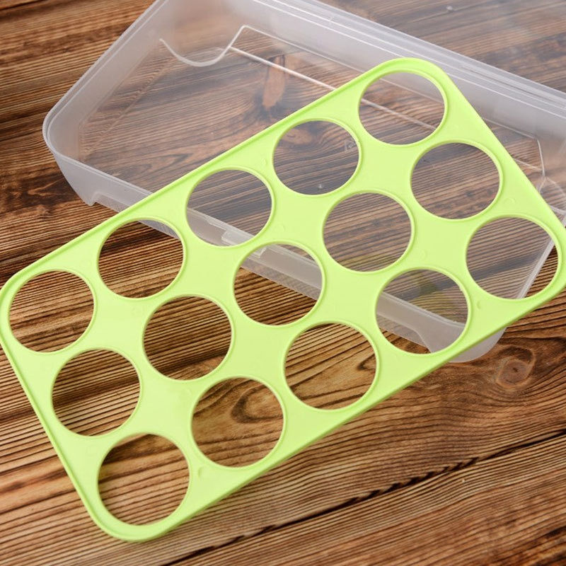 Thumbnail: 15 Cell Egg Carton PP Cases Refrigerator Cases Practical Multifunctional Wild S