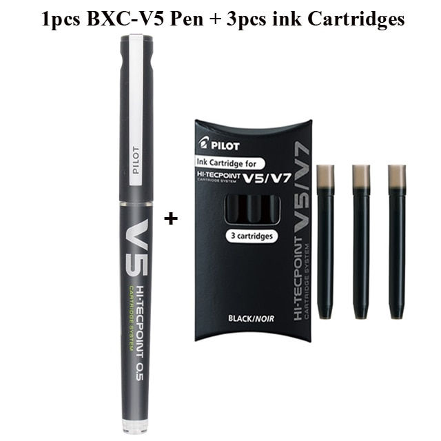 Thumbnail: Japan Pilot Refillable Cartridge Rollerball Liquid ink Gel Pens,  BXC V5 V7 Hi-