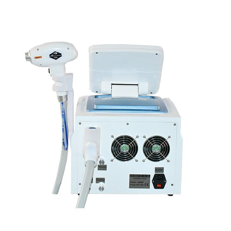 Portable 808nm Diode Laser Hair Removal Machine Support Customization Laser Dio