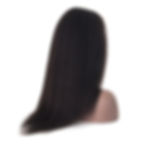 Thumbnail: Yaki Long Soft Natural Black 24 inch Kinky Straight U Part Wig European Remy Hu