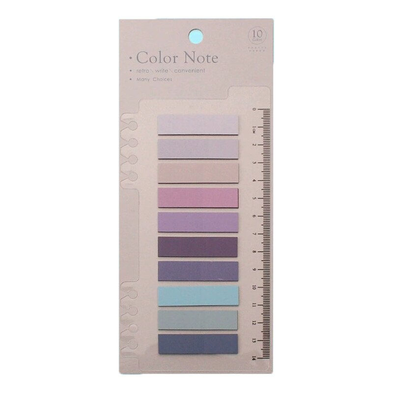 Thumbnail: 200 Sheets Colorful Sticky Notes Memo Pad Self Adhesive Label Index Tabs Bookma