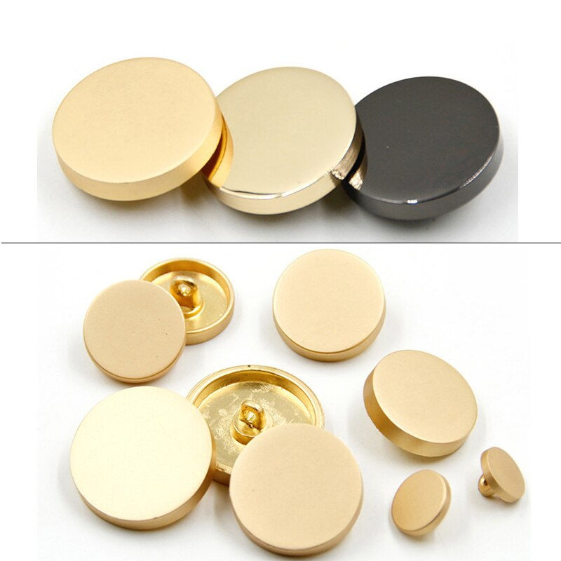 Thumbnail: Metal Buttons 10Pcs Mix And Match A Variety Of Sizes, Decorative Crafts For Nee