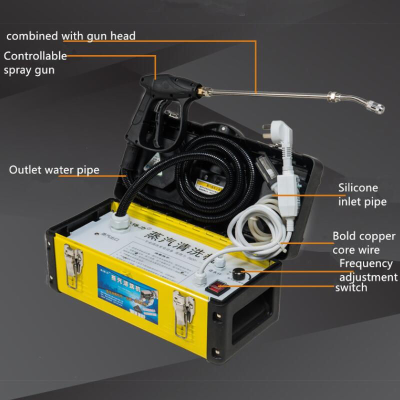 Thumbnail: Steam Cleaning Machine High Temperature High Pressure Air Conditioner Range Hoo