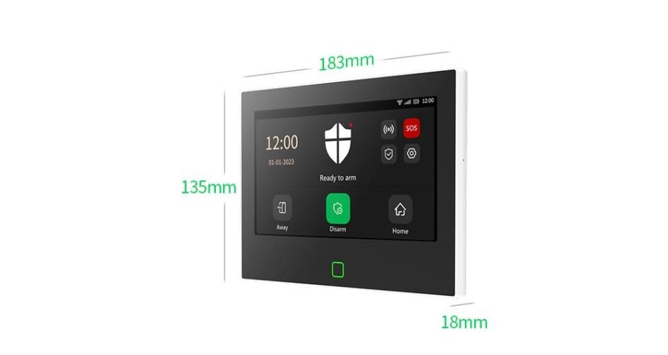 Thumbnail: Staniot 7 inch Home Alarm System Wireless WiFi 4G Tuya Smart Security Kit Built