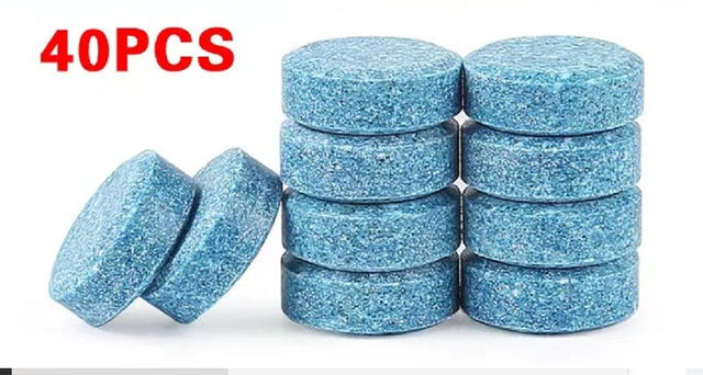 Thumbnail: 5/10/20/40/100Pcs Solid Cleaner Car Windscreen Wiper Effervescent Tablets Glass
