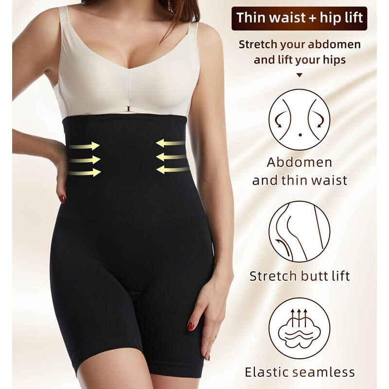Thumbnail: Waist Trainer Butt Lifter Slimming Underwear Body Shaper Body Shapewear Tummy S