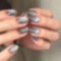 Thumbnail: 24pcs French Style False Nails Glitte Design Fake Nail Patch Mid Length Coffin 