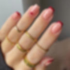 Thumbnail: 24pcs French Style False Nails Glitte Design Fake Nail Patch Mid Length Coffin 