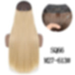 Thumbnail: LISI GIRL Synthetic 22 Inch 16 Inch Hair Extensions Straight Heat Resistant No 
