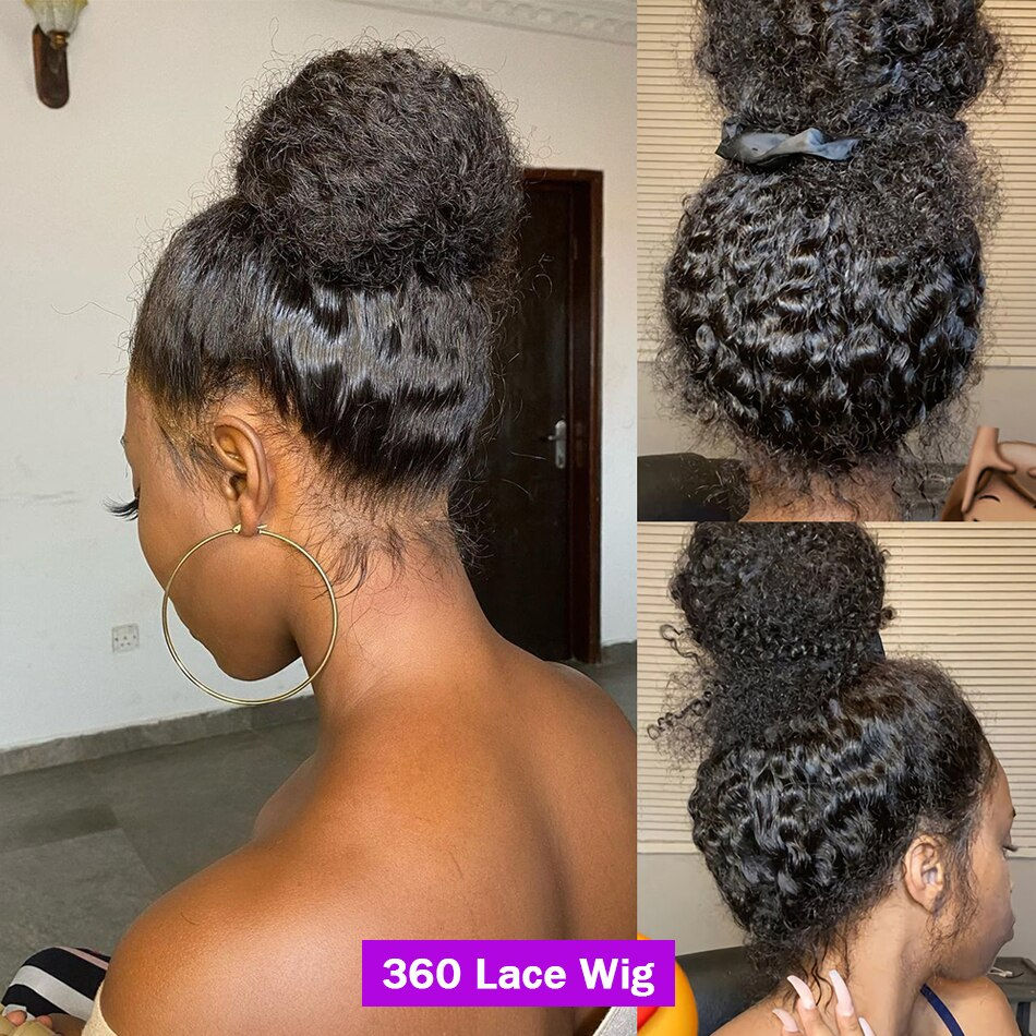 Thumbnail: 30 Inch 13x4 HD Lace Frontal Wigs 360 Glueless Full Lace Wig Human Hair Prepluc