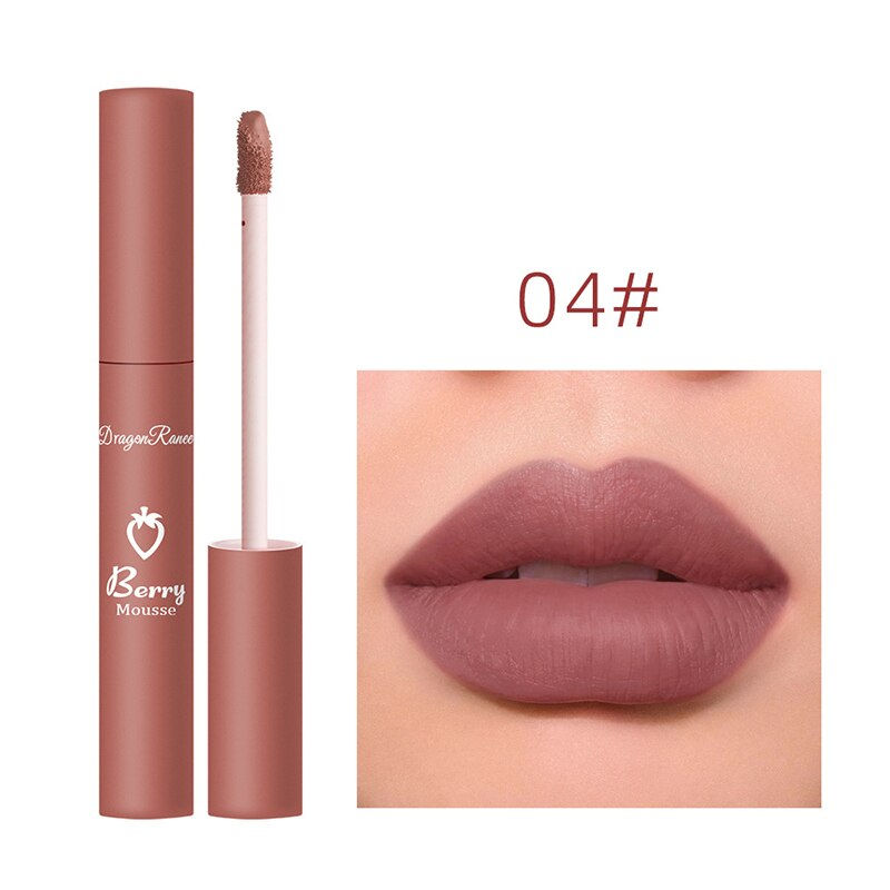 Thumbnail: 12 Colors Lasting Velvet Matte Lip Gloss Lip Glaze Moisturizing Lipstick Cosmet