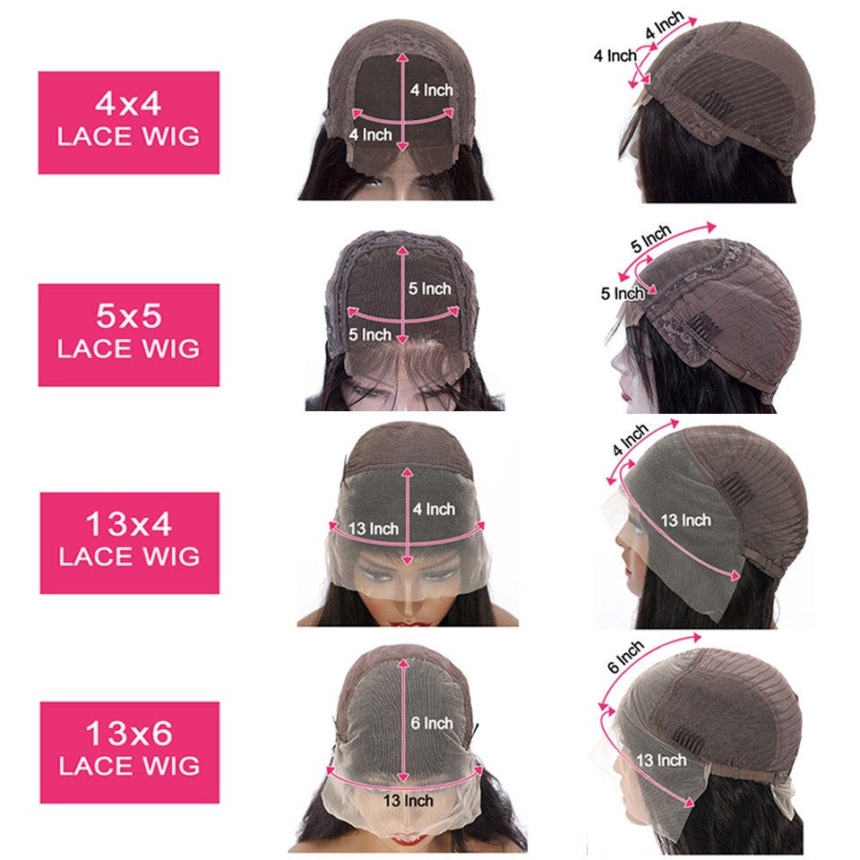 Thumbnail: HD Deep Wave 13x6 Lace Frontal Human Hair Wig On Sale 28 30 34 Inch Brazilian R