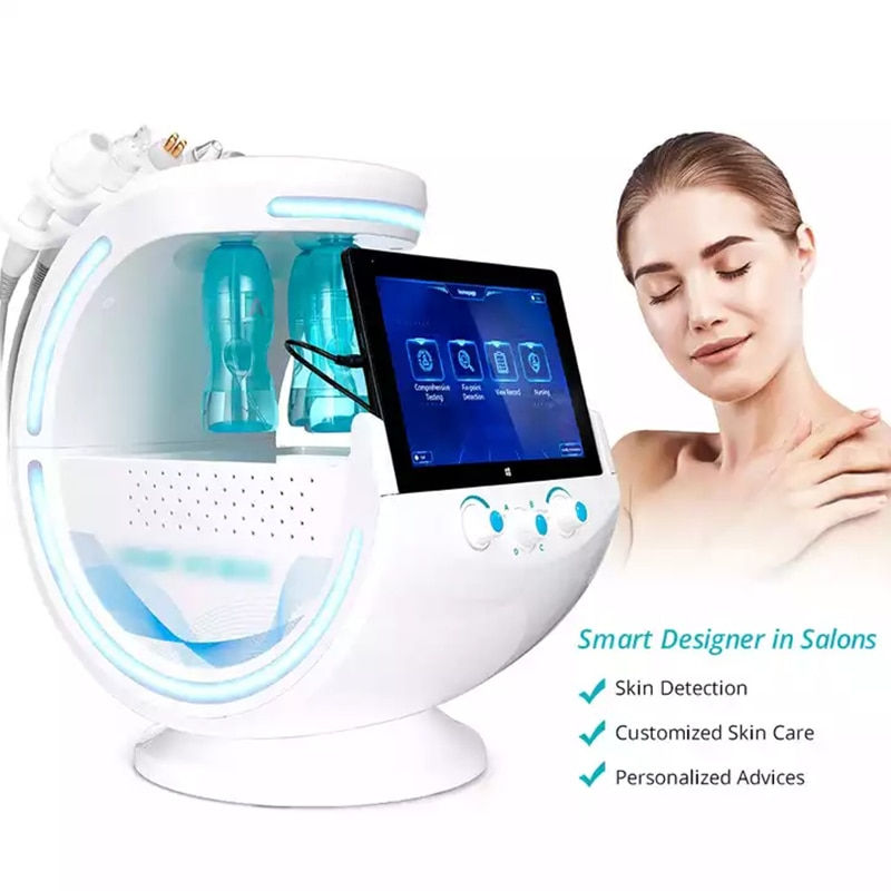 Thumbnail: 7 in 1 Smart Ice Blue Analyzer Multifunction Facial Machine Diamond Hydra Derma