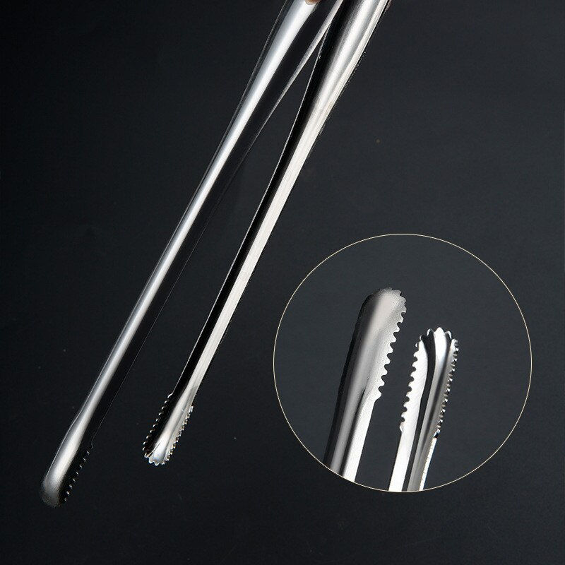 Thumbnail: Stainless Steel Grill Tongs Food Clip BBQ Steak Clip Bread Tong Cooking Utensil