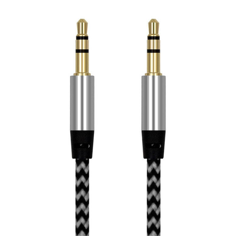 Thumbnail: 1pcs Audio Cable Cord Earphone Jack Cable Aux Cable 3.5mm Jack  Double Head Ste