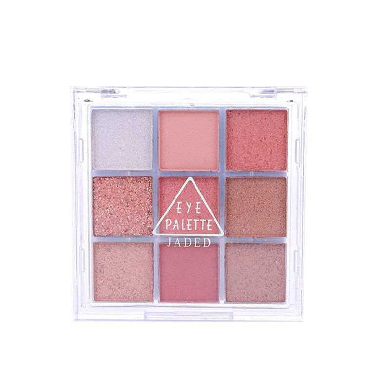 Thumbnail: 9 Color Make Up Palette Matte Shimmer Glitter Eye Shadow Beauty Cosmetics Tools