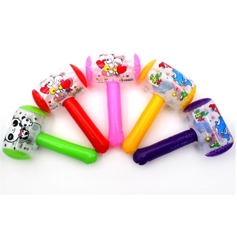Thumbnail: Inflatable Hammer with Bell Air Hammer Baby Toys Kids Toys Party Supplies Infla