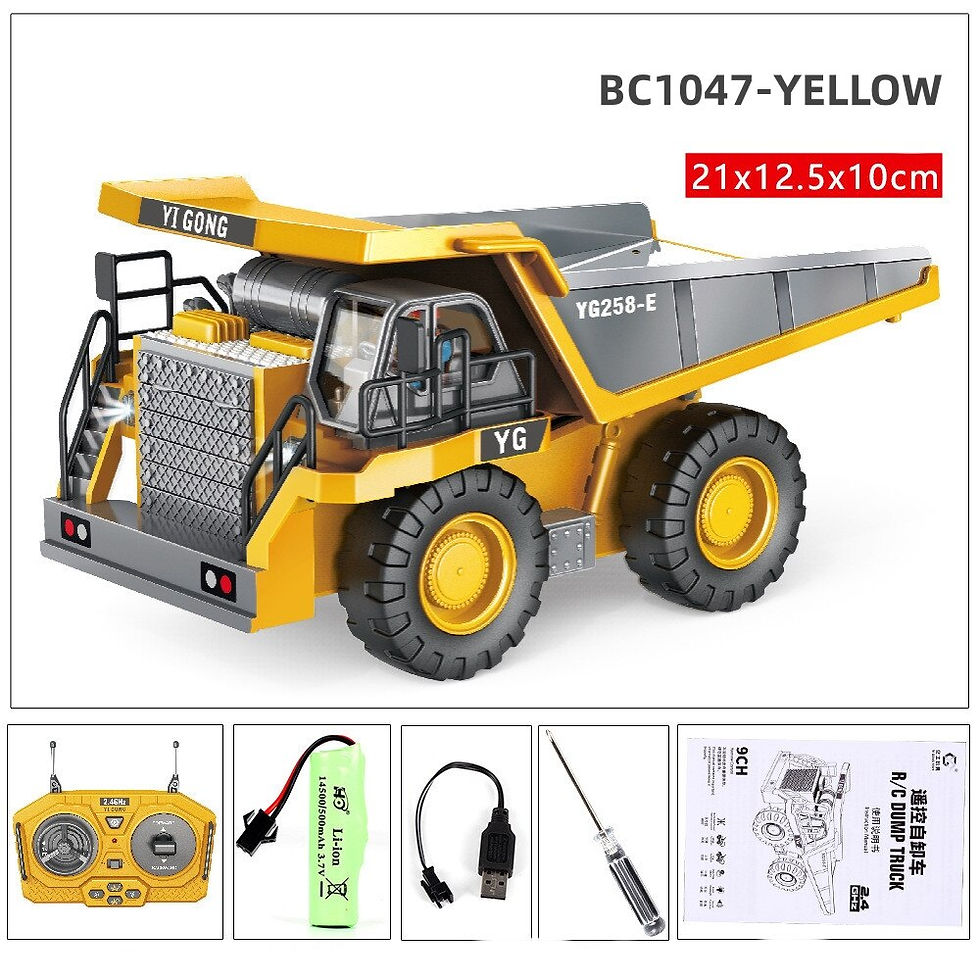 Thumbnail: RC Car Children Toys Remote Control Car Toys For Boys Radio Control Excavator D