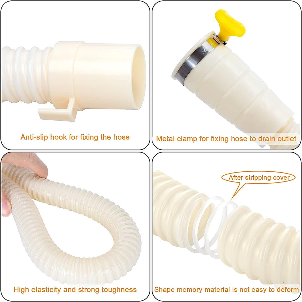 Thumbnail: MyLifeUNIT Washing Machine Drain Hose Extension Kit, Universal Fit All Drain Ho