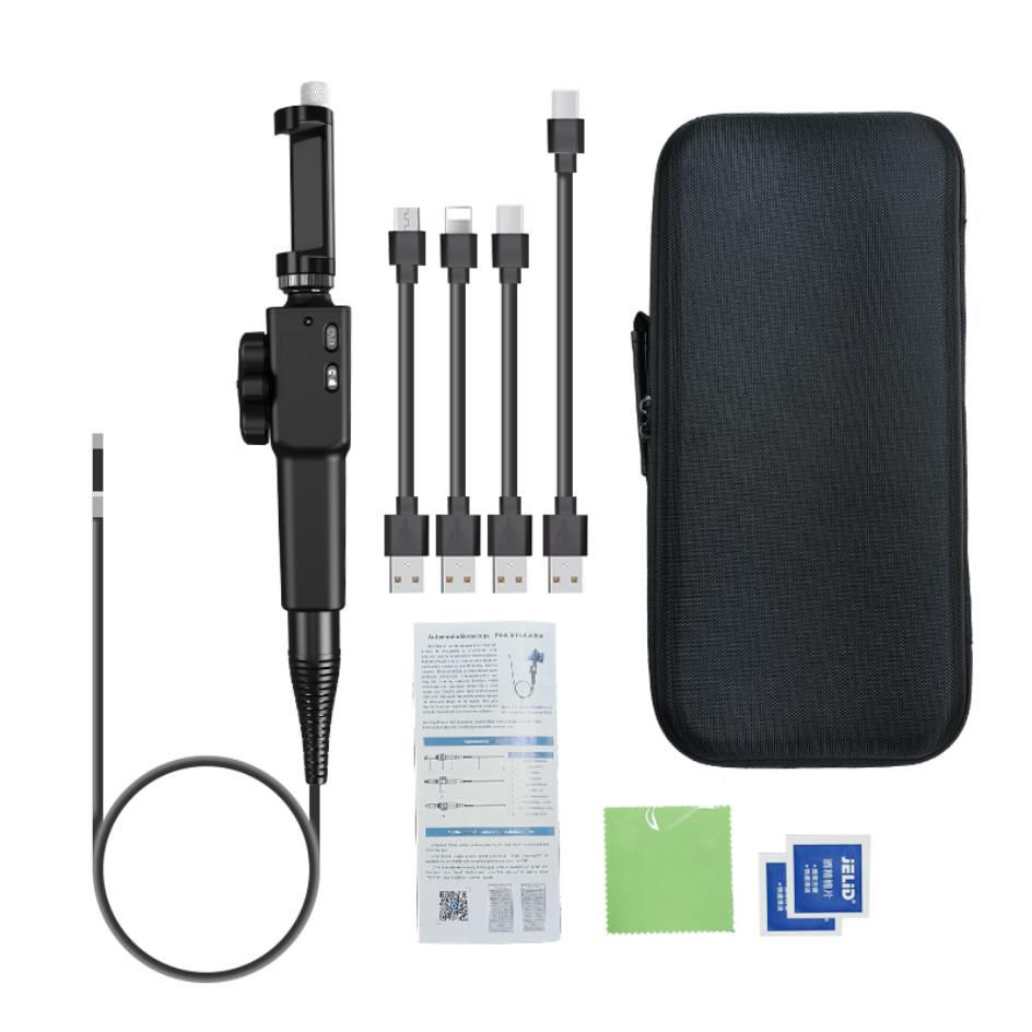 Thumbnail: 5.5MM/8.5MM 5.0MP 180 Degree Steering Industrial Borescope Endoscope Inspection