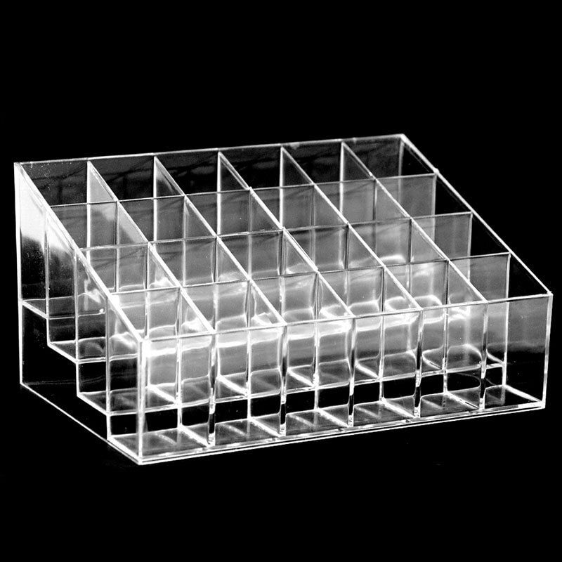 Thumbnail: 24 Grid Lipstick Holder Acrylic Cosmetics Storage Box Can Store And Sort Lipsti