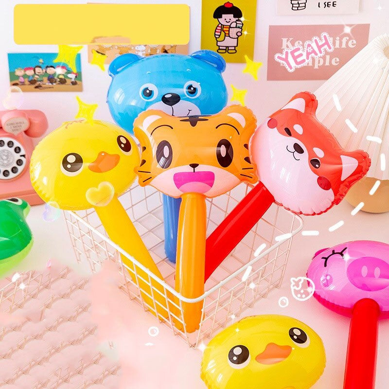 Thumbnail: Inflatable Hammer with Bell Air Hammer Baby Toys Kids Toys Party Supplies Infla