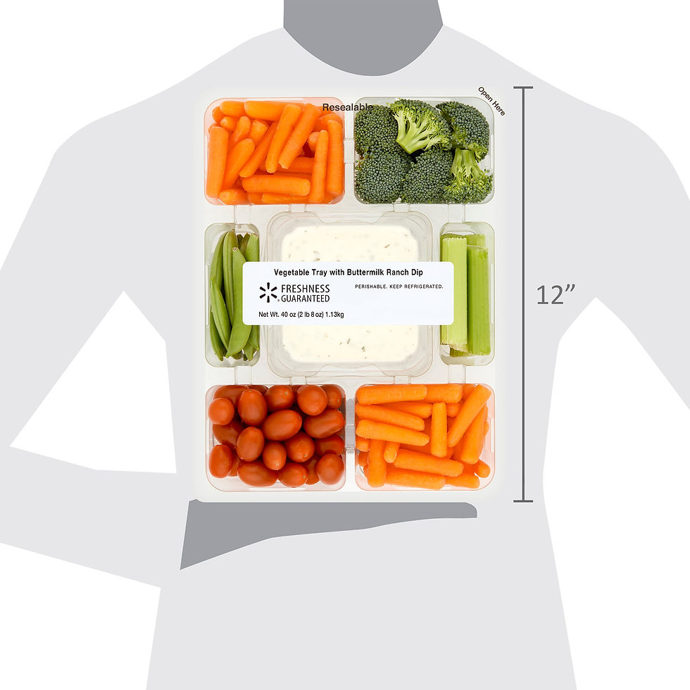Thumbnail: Vegetable Tray with Buttermilk Ranch Dip, 40 oz