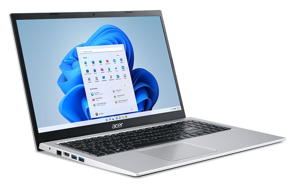Thumbnail: Acer Aspire 3 15.6" FHD Laptop, Intel Core i3-1115G4, 4GB DDR4, 128GB NVMe SSD,