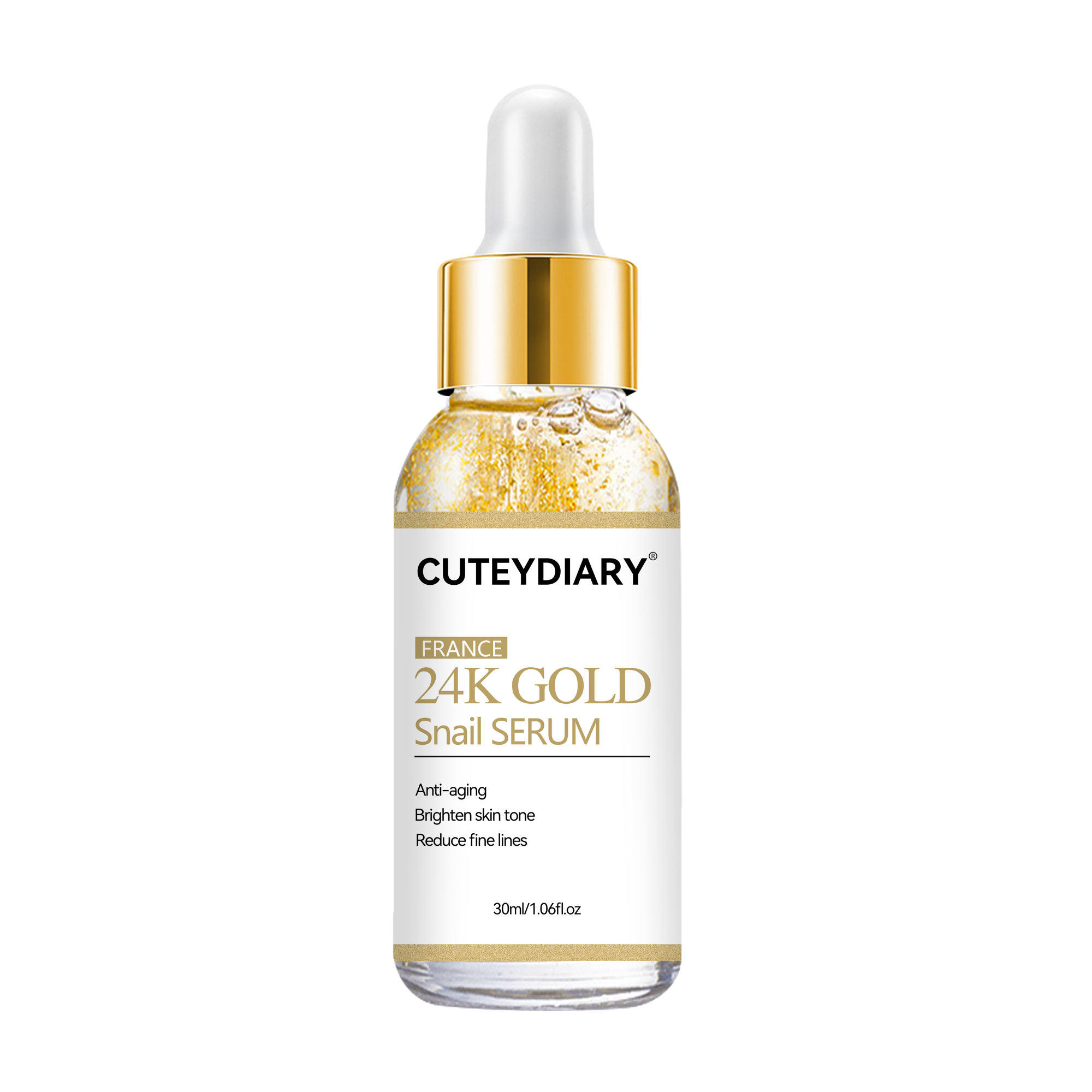 24K Gold Hyaluronic Acid Nicotinamide Face Serum Replenishment Moisturize Shrin