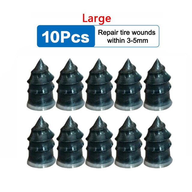 Miniatura: Vacuum Car Tyre Repair Rubber Nail Set Tire Screws Tubeless Repair Tools Kit fo