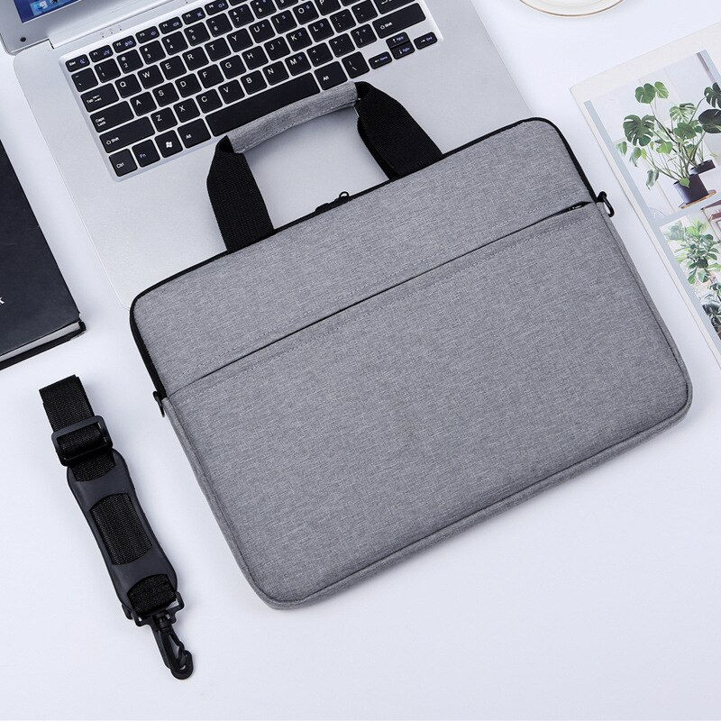 Thumbnail: Laptop Shoulder Bag 15.6-Inch Durable And Water-Repellent Fabric Suitable For B