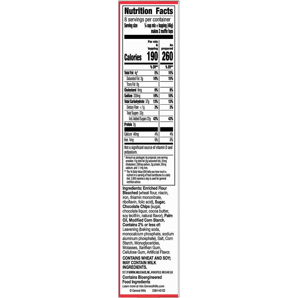 Thumbnail: Betty Crocker Muffin Tops Mix, Chocolate Chip, 13 oz