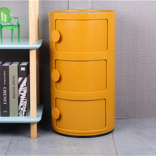 Thumbnail: Nordic Bedside Table Nightstands Plastic Creative Coffee Tables Cabinet Modern 