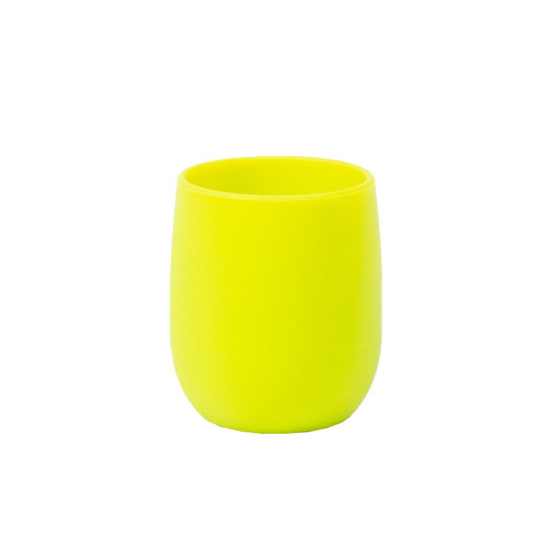 Thumbnail: Baby Learning Drinking Solid Color Baby Silicone Baby Kids Feeding Cup Infant T