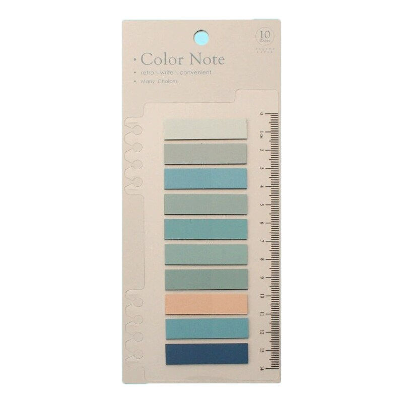 Thumbnail: 200 Sheets Colorful Sticky Notes Memo Pad Self Adhesive Label Index Tabs Bookma
