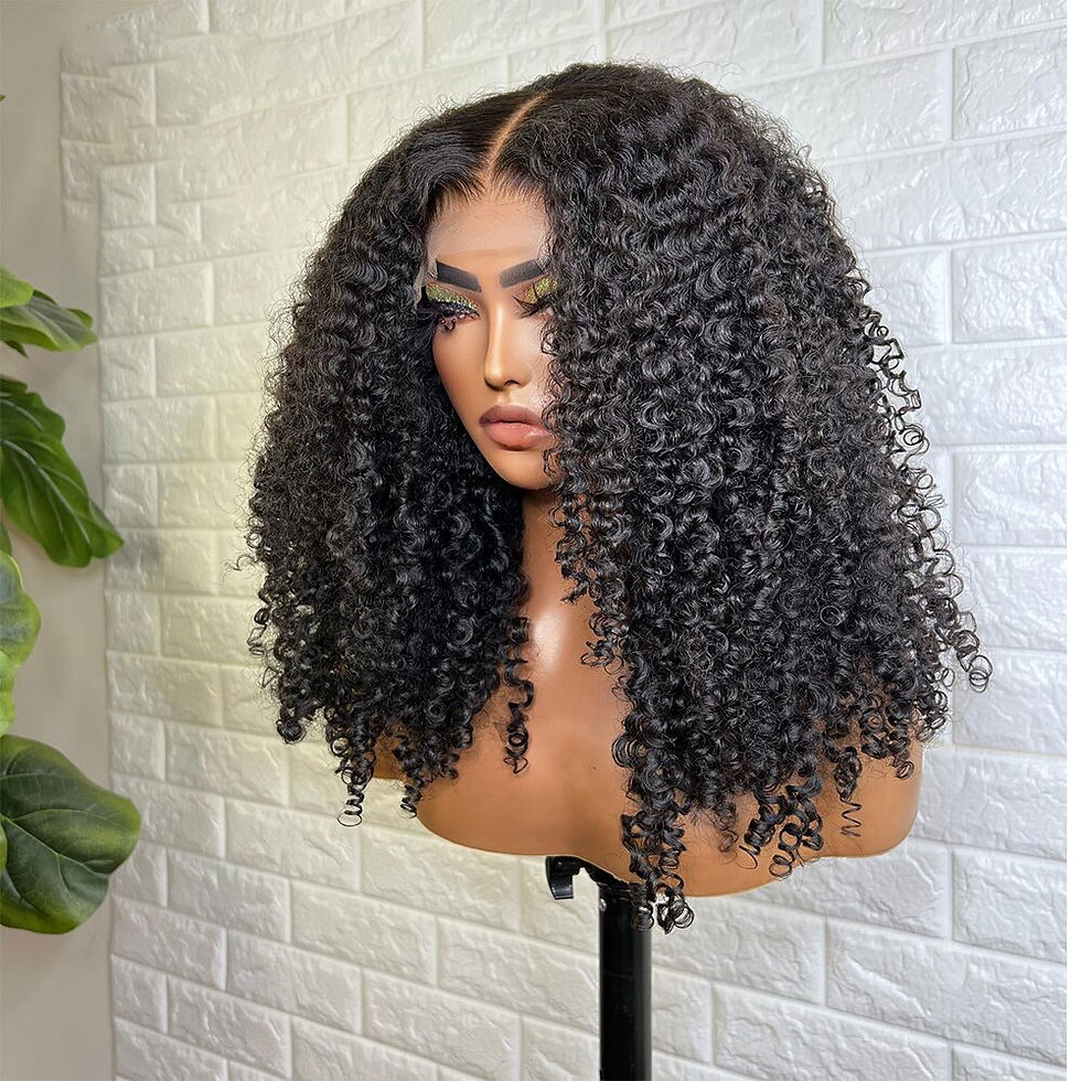 Soft Glueless Preplucked 180% Density Kinky Curly 26 Inch Long Natural Black La