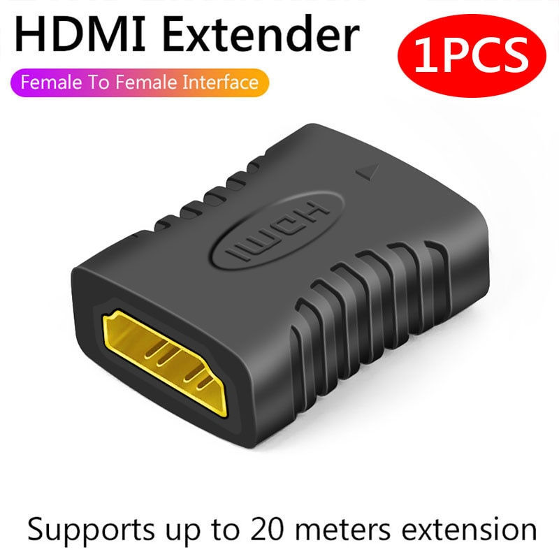 1-2PCS 4K HDMI Extender Female To Female Converter Extension Adapter For Monito