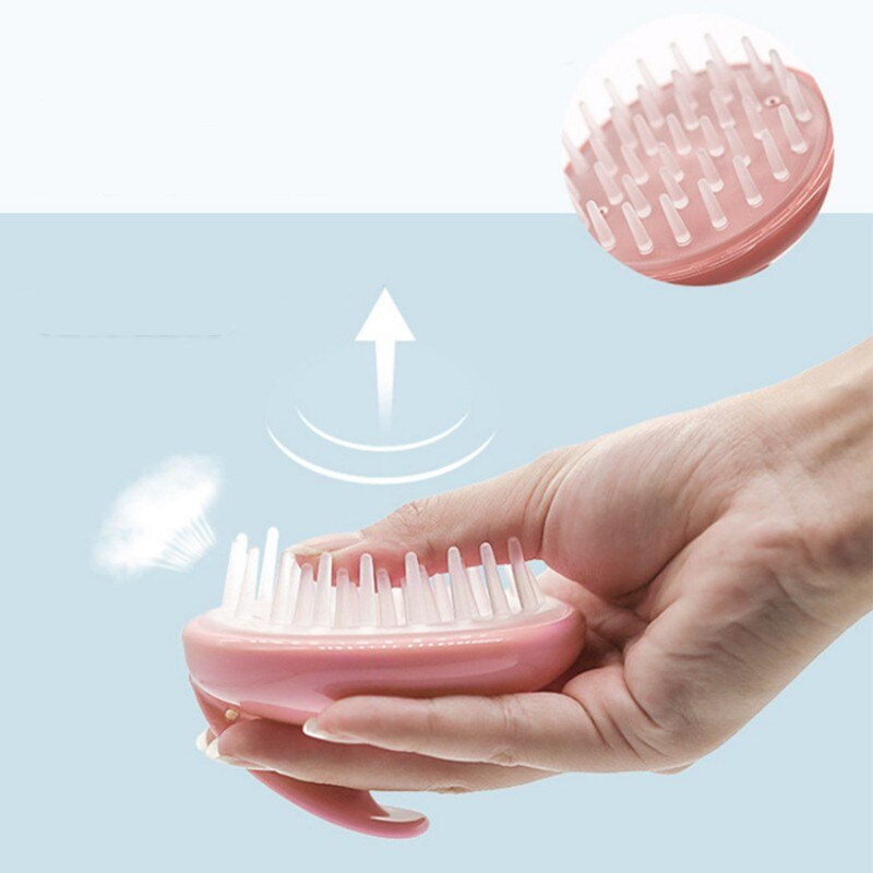 Thumbnail: Washing Hair Artifact Washing Hair Brush Scratcher Head Massage Brush Soft Brus