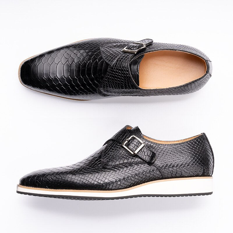 Thumbnail: Outsole Loafers for Male Daily Casual Fashion Leather Business Place Natural Ha