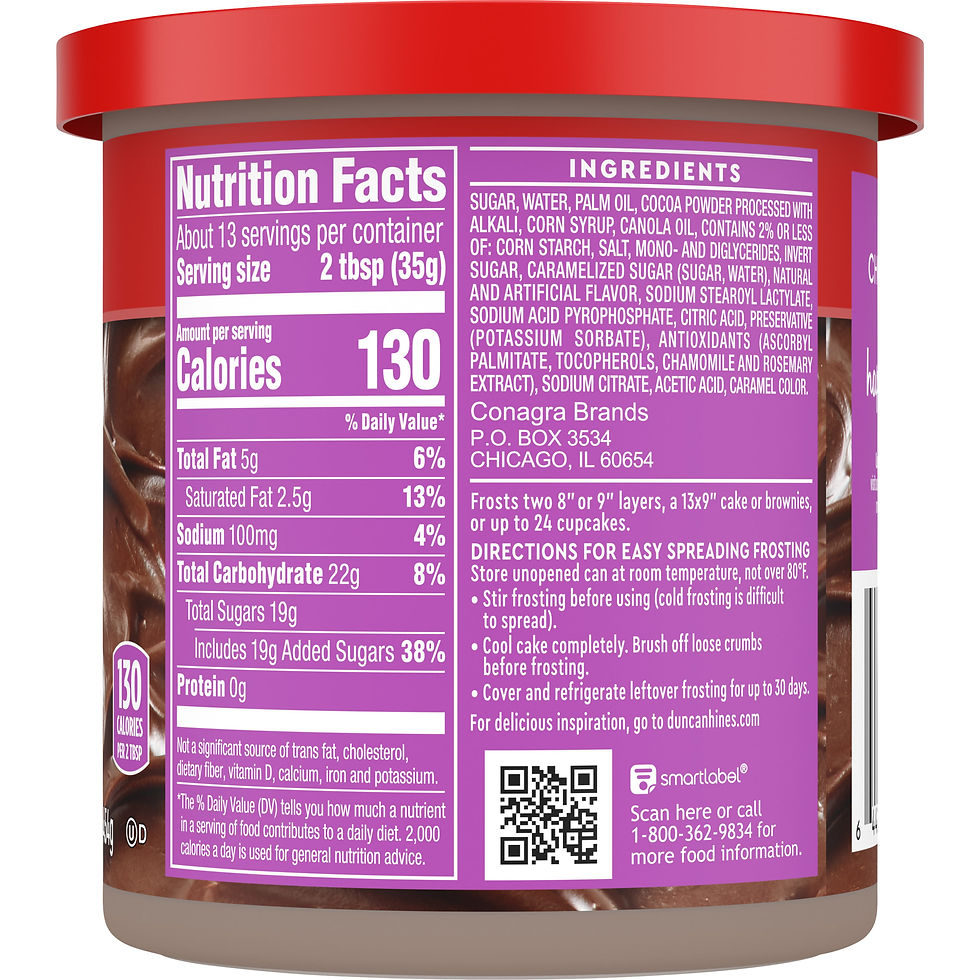 Thumbnail: Duncan Hines Classic Chocolate Creamy Home-Style Frosting, 16 Oz