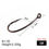 Miniaturbild: FTK 10pcs Circle Fishing Hook Ring Eye Fishhooks Barbed Nickel-Plated Single Ji