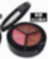 Thumbnail: 3 Colors Shimmer Glitter Eye Shadow Palette Makeup Copper Bronzer Sliver Grey M