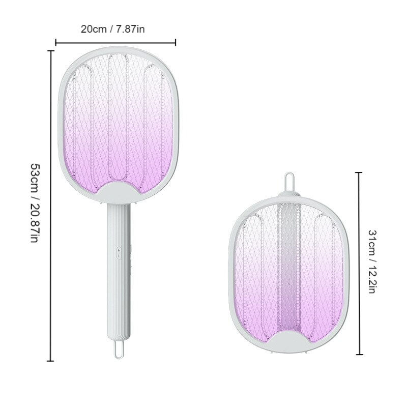 Thumbnail: New Mosquito Killer Lamp USB Rechargeable Electric Foldable Mosquito Killer Rac