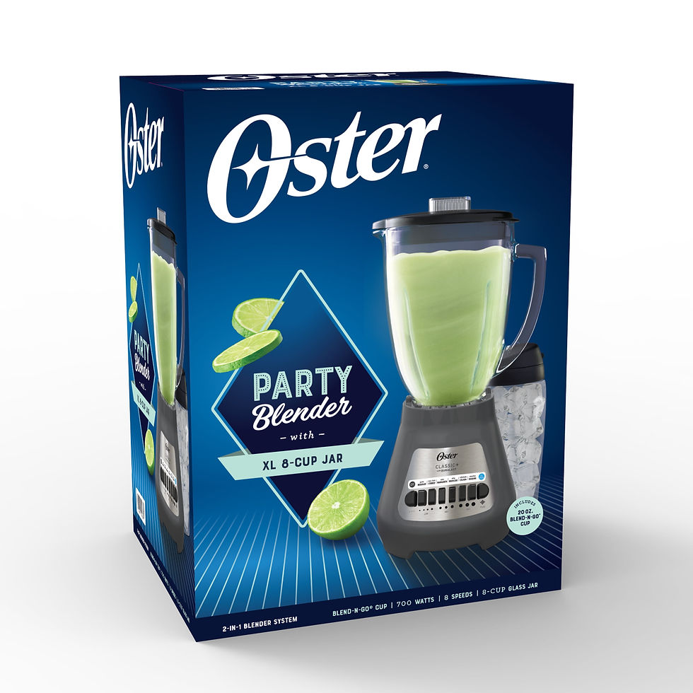 Thumbnail: Oster Party Blender with XL 8-Cup Capacity Jar and Blend-N-Go Cup
