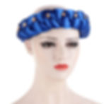 الصورة المصغرة: 2022 Latest Exaggerated big satin twist braid Handmade African Cap Nigerian Wed