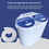 Thumbnail: SWAGITLOUD Garatic Portable Compact Mini Twin Tub Washing Machine w/Wash and Sp