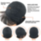 Thumbnail: Cheap Short Straight Bob Wig Human Hair Wigs For Women With Bang Natural Black 