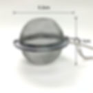 Miniature : Stainless Steel Tea Infuser Tea Leaves Spice Seasoning Ball Strainer Teapot Fin