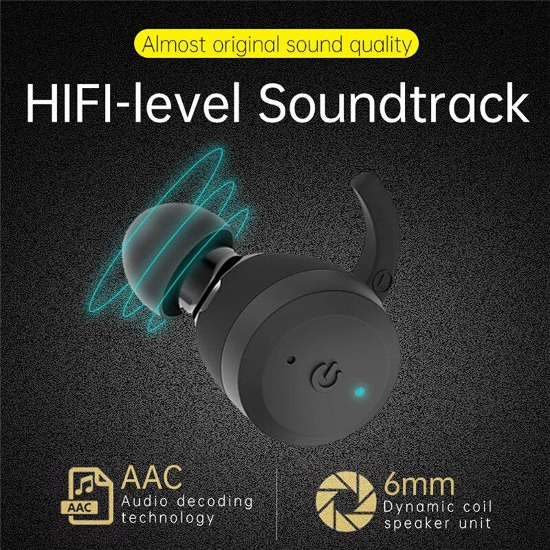 Thumbnail: 20 Hours Play Time Swimming Waterproof MS-T40 Bluetooth Earphone Dual Wear Styl